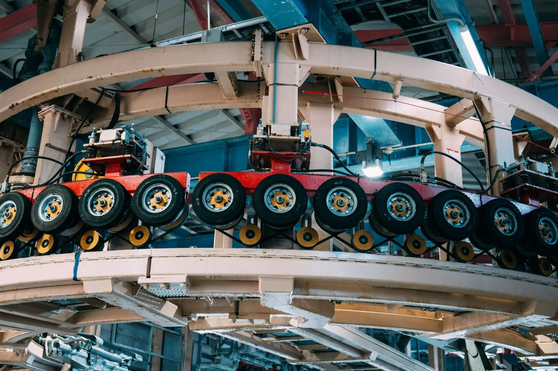 Plant machinery on an industrial site