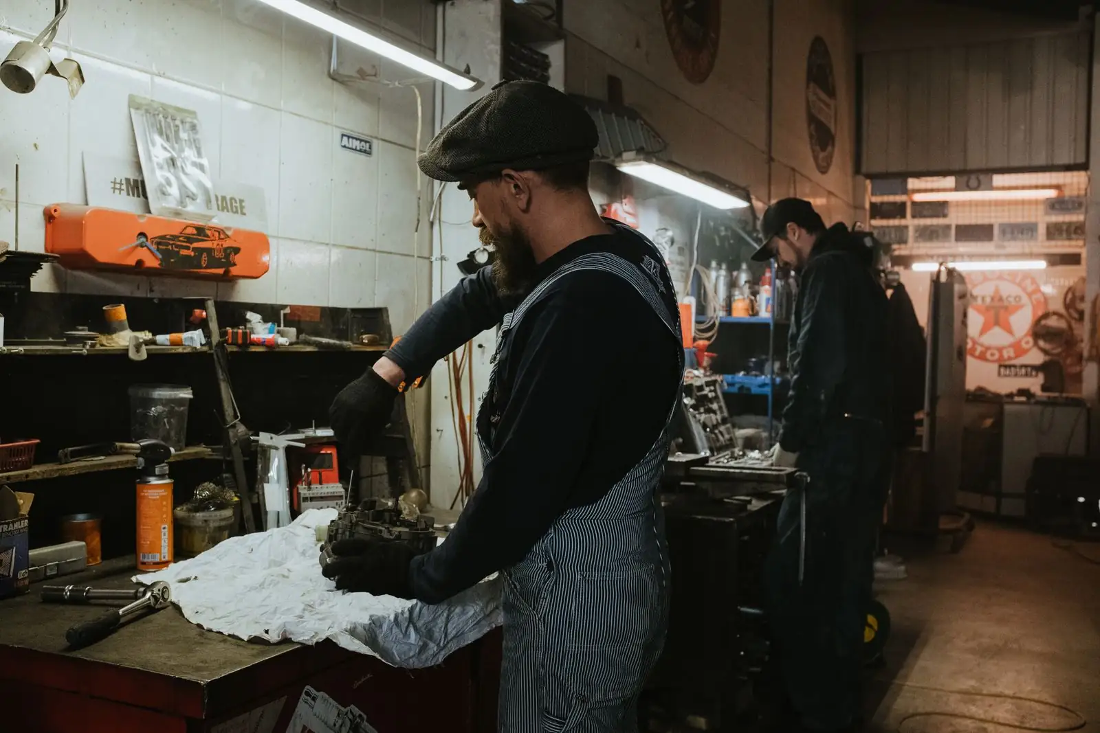A working fabrication shop